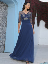 Solid Color Temperament Commuter High Waist Lace Dress 2023-03-14 InsStreet